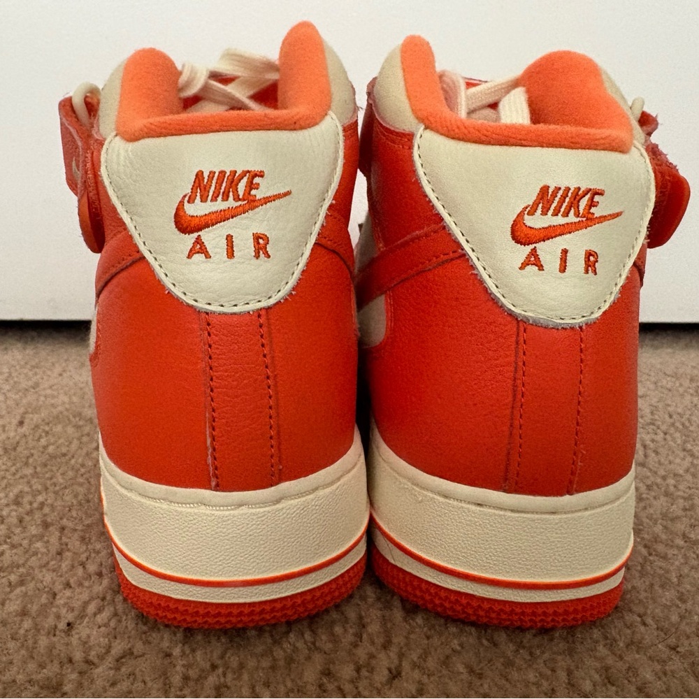 Air Force 1 Mid '07 LX 'Safety Orange.  Size 9
